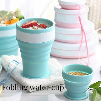 Novel Style Outdoor Folding Water Cup para Esportes e Viagens Copo de Chá Camping Novel Design