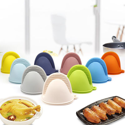 Logotipo personalizado Luvas de forno de silicone e almofadas de aquecimento para manuseio seguro de pratos quentes