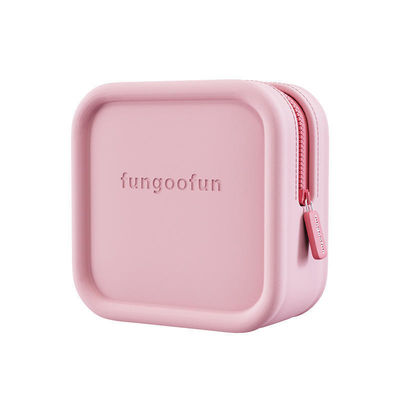 Saco de maquiagem de silicone com estilo de design moderno e logotipo personalizado