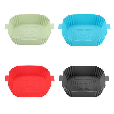 Frigorífico de ar sustentável de silicone para panela de panela para panela de cozimento e cesta quadrada