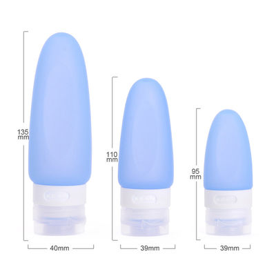 2 oz 60 ml garrafa de tamanho inteligente à prova de vazamento BPA aprovado para armazenamento de cosméticos personalizados