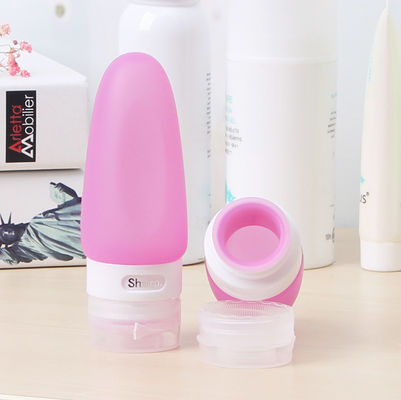 2 oz 60 ml garrafa de tamanho inteligente à prova de vazamento BPA aprovado para armazenamento de cosméticos personalizados
