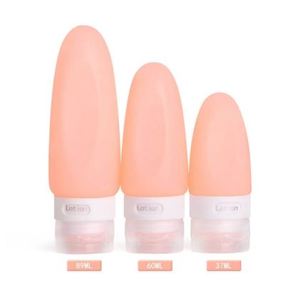 2 oz 60 ml garrafa de tamanho inteligente à prova de vazamento BPA aprovado para armazenamento de cosméticos personalizados