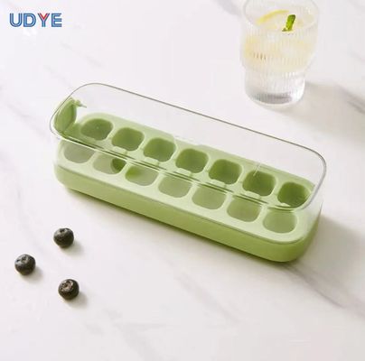 Cubo de gelo fazendo 7-buraco 14-buraco e 21-buraco Pressing Ice Box Silicone modelo de fabricação de gelo