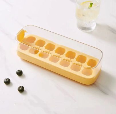 Cubo de gelo fazendo 7-buraco 14-buraco e 21-buraco Pressing Ice Box Silicone modelo de fabricação de gelo