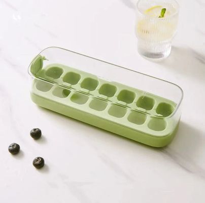 Cubo de gelo fazendo 7-buraco 14-buraco e 21-buraco Pressing Ice Box Silicone modelo de fabricação de gelo