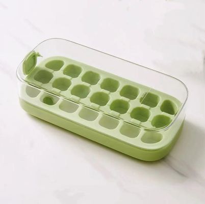 Cubo de gelo fazendo 7-buraco 14-buraco e 21-buraco Pressing Ice Box Silicone modelo de fabricação de gelo