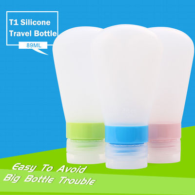 Kit de frasco de viagem de silicone de conveniência Volume 37ml / ou personalizado 89ml Amostra Amostra grátis