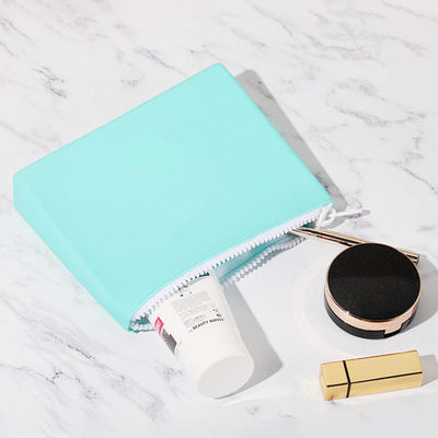 Saco cosmético de silicone suave e durável de cor personalizada para maquiagem em movimento