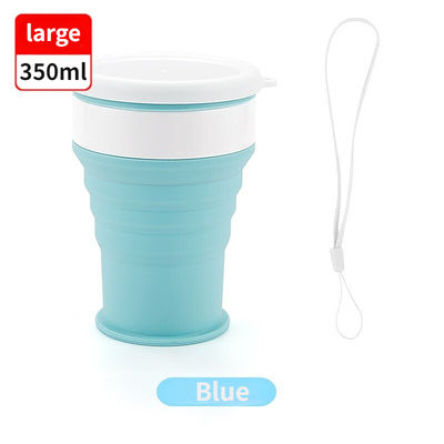 Novel Style Outdoor Folding Water Cup para Esportes e Viagens Copo de Chá Camping Novel Design