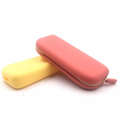 Logotipo personalizado Bolsa de armazenamento de cosméticos aceitável 2024 Bolsa de maquiagem de silicone quente para mulheres