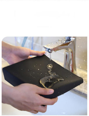 Saco de maquiagem de silicone de cor personalizada para cosméticos personalizados e duráveis