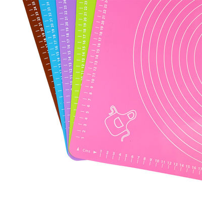 100% de silicone de grau alimentar de massa de esmagamento para assar em design antiderrapante multicolorido