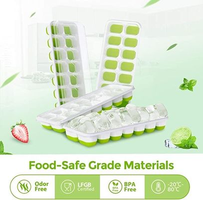 Caixas de gelo flexíveis e sustentáveis para o seu congelador