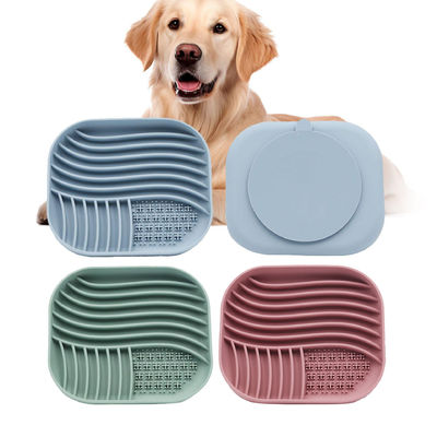 2024 Pet de silicone Slow Feeder BPA Free Licking Mat para cães e gatos grande vaso de sucção