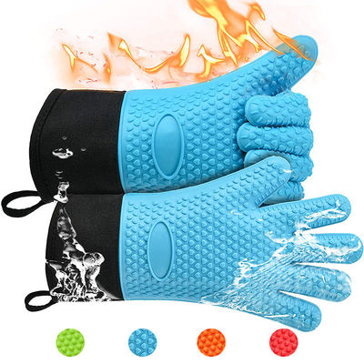Luvas de silicone resistentes ao calor para cozinhar