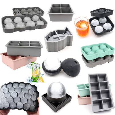Taça de silicone para fazer bolas de gelo de uísque Material de qualidade alimentar livre de BPA
