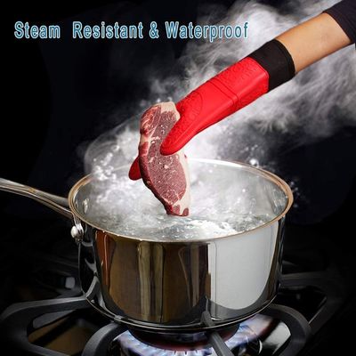 Luvas de silicone resistentes ao calor para cozinhar