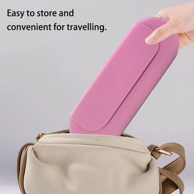 Logotipo personalizado Organizador de viagens de silicone cosmético para mulheres e meninas