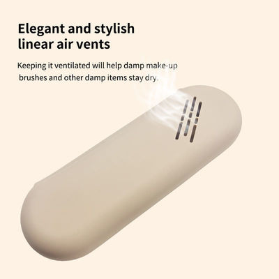 Logotipo personalizado Organizador de viagens de silicone cosmético para mulheres e meninas