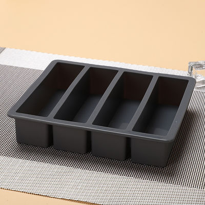 Multicolor 4 Grades Ice Cube Trays Moldes com material de silicone de qualidade alimentar 17*14.3*3.6cm