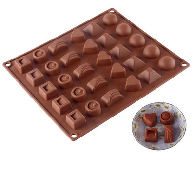 Molde de silicone de múltiplas formas perfeito para fazer molde de chocolate e feijão gelatinoso personalizado