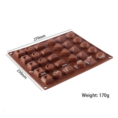 Molde de silicone de múltiplas formas perfeito para fazer molde de chocolate e feijão gelatinoso personalizado