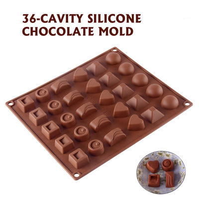 Molde de silicone de múltiplas formas perfeito para fazer molde de chocolate e feijão gelatinoso personalizado