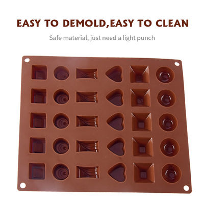 Molde de silicone de múltiplas formas perfeito para fazer molde de chocolate e feijão gelatinoso personalizado