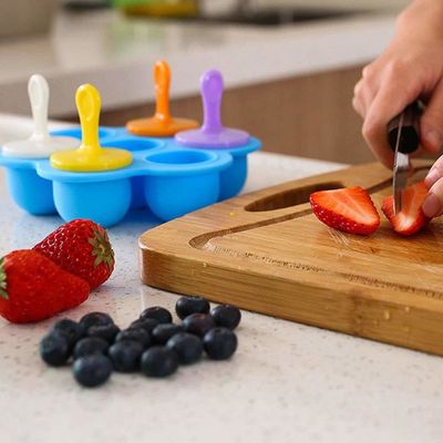 145g Reutilizavel Silicone Ice Pop Maker com Stick Top Venda BPA Free Popsicle Mold
