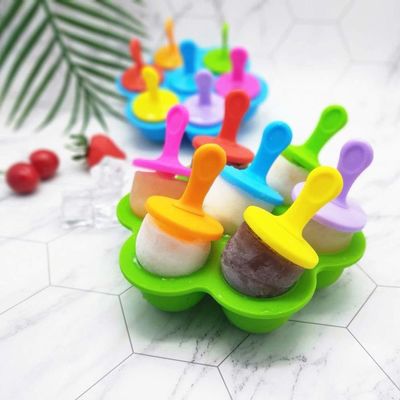 145g Reutilizavel Silicone Ice Pop Maker com Stick Top Venda BPA Free Popsicle Mold