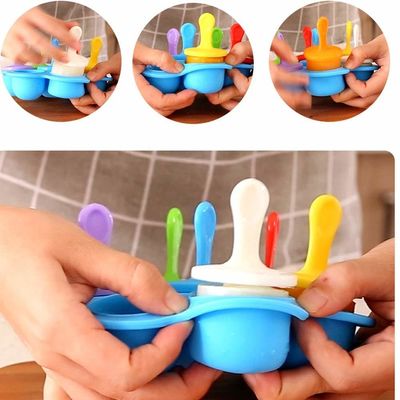 145g Reutilizavel Silicone Ice Pop Maker com Stick Top Venda BPA Free Popsicle Mold
