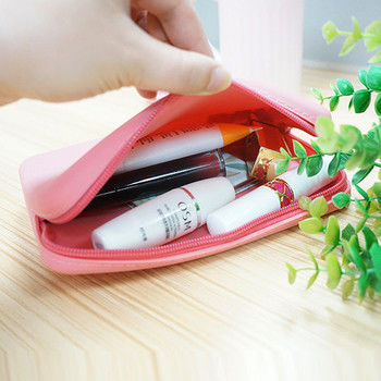 Saco cosmético de viagem de silicone à prova d'água para Sundries