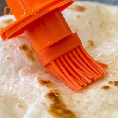 Ferramentas convenientes garrafa de silicone e escova de óleo para cozinhar