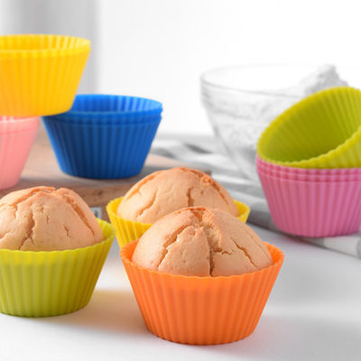 Moldes de panelas de donuts de silicone não pegajoso Ideal para assar e armazenado em várias formas