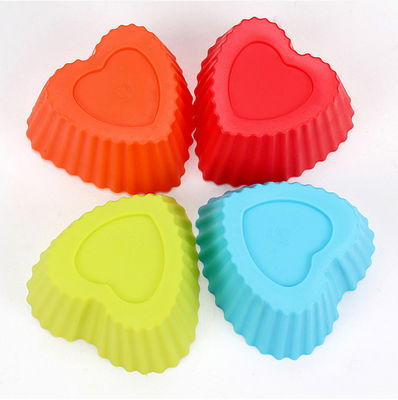 Copas de Forno Reutilizáveis Mini Silicone Bake Tool Cupcake Liners Cake Decoration Tip Set