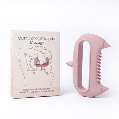 Instrumento de massagem de silicone para o pescoço Meridianos-chave Escovação e massagem de acupuntura facial