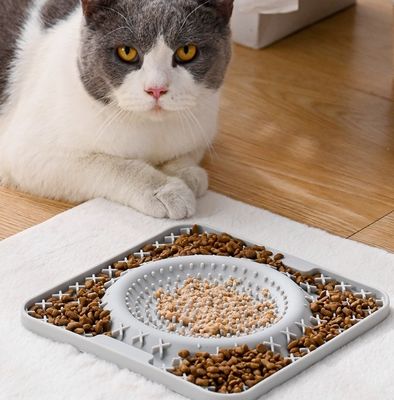 20cm*20cm Alimente de silicone para animais de estimação para cães e gatos