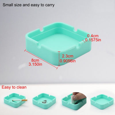 Cachão de cinzas de silicone certificado REACH para cigarros Fumar Cigarro 4 Incluído o resto do isqueiro