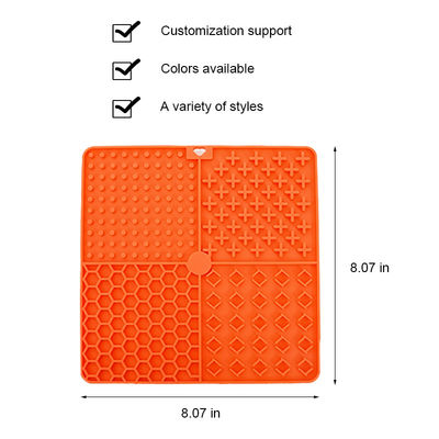 Pad de lambe-lambe de silicone para cães para animais de estimação