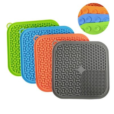 Pet Slow Feeder Silicone Lick Mat para gatos e cães Eco-friendly Custom Pet Bowl