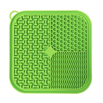 Pet Slow Feeder Silicone Lick Mat para gatos e cães Eco-friendly Custom Pet Bowl
