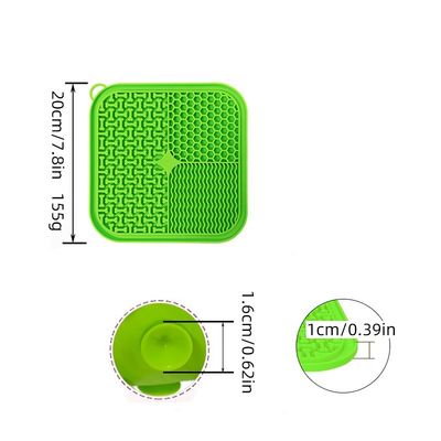 Pet Slow Feeder Silicone Lick Mat para gatos e cães Eco-friendly Custom Pet Bowl