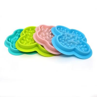 Taça de silicone para animais de estimação para alimentação lenta Anti-asfixia e derrubada Aceita OEM / ODM