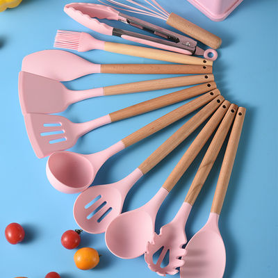 19 Pcs utensílios de cozinha de silicone antiaderente conjunto ferramentas de cozinha duráveis para sua cozinha
