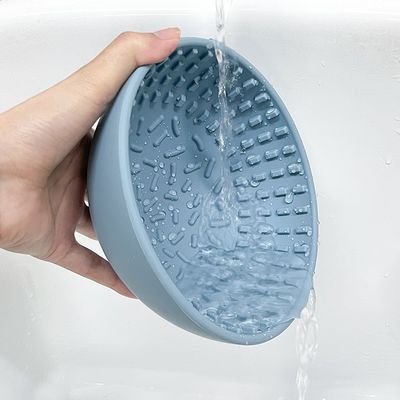 Taça de alimentação para animais de estimação rodada Taça de silicone para cães alimentador lento para alimentação saudável alimentador interativo