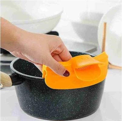 Foneiras de defletor de boca redonda de silicone anti-derramamento Decoteiras para aparelhos de cozinha