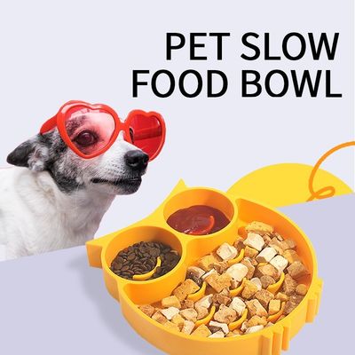 Cat Lick Mat Suction Cup Pet Slow Feeding Bowl para anti-asfixia e posição fixa