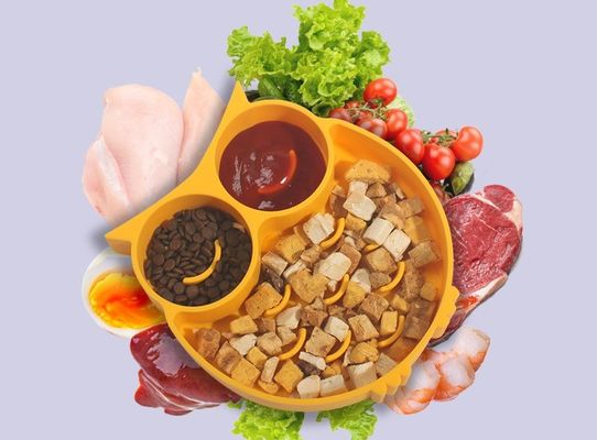 Cat Lick Mat Suction Cup Pet Slow Feeding Bowl para anti-asfixia e posição fixa