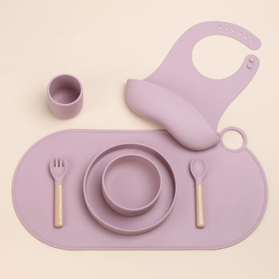 Moderno Design Redondo Camarão Silicone Placemat para Mesa de Jantar de Crianças OEM/ODM Bem-vindo
